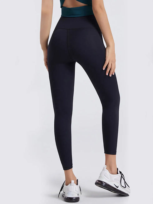 'Iluka' Wide Waistband Leggings - Celes Fashion